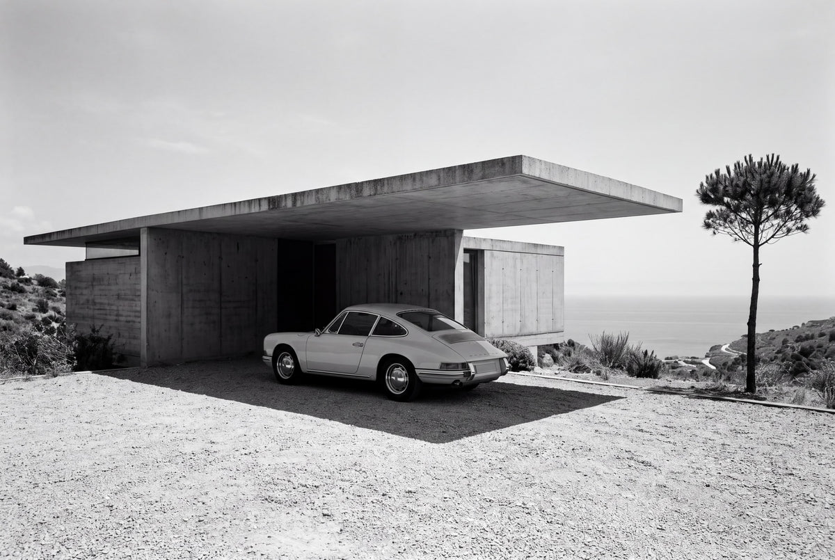 Cantilever: 911 Modernist House art print